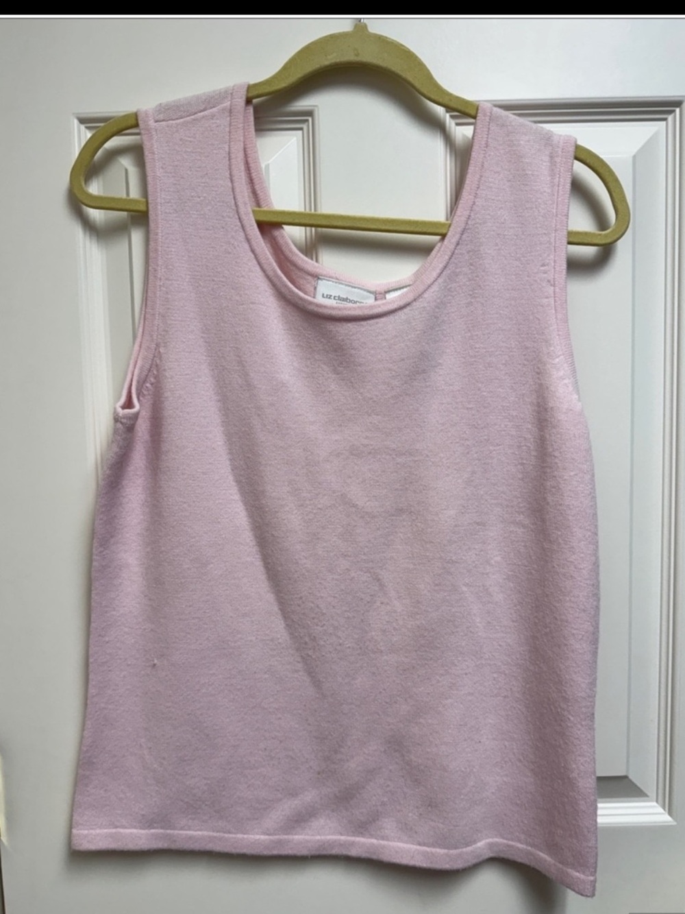 Liz Claiborne Light Pink Sleeveless Tank Top